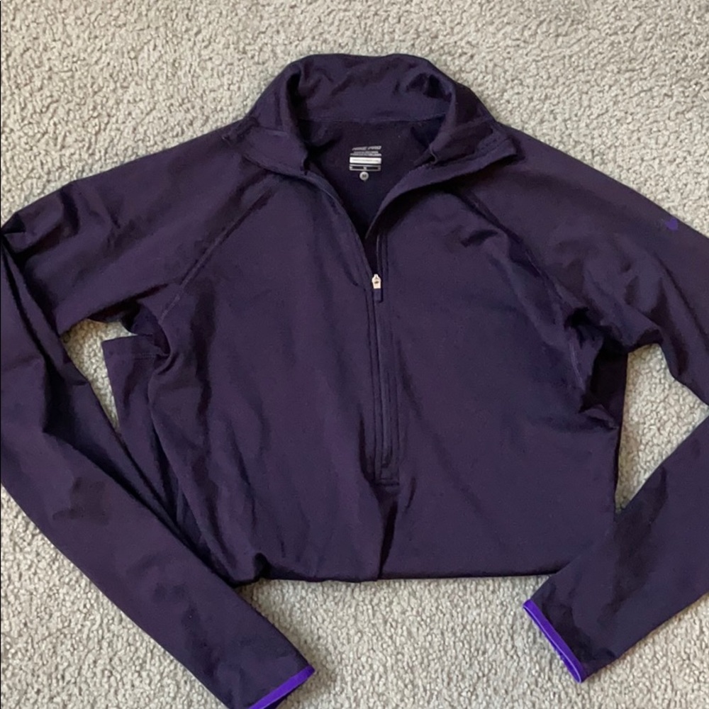 Nike Quarter Zip Long Sleeve Shirt Size M